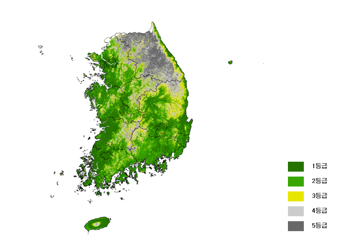 배 재배 안전지대 전자지도 이미지